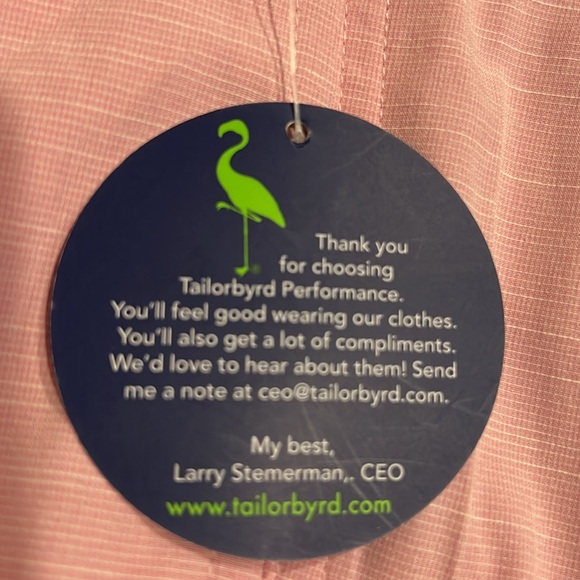 New Tailor Byrd Performance Quick Dry, Moisture Wicking, SPF 30 Sun Protection! - Picture 8 of 8